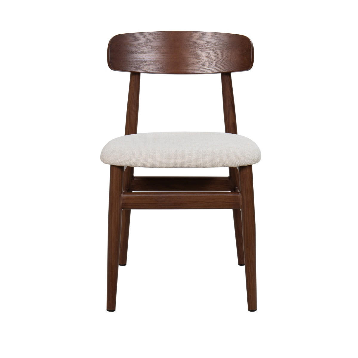 ESSZIMMERSTUHL 2er Set aus Stoff, beige - Beige, Metall (50/80/56cm) - Giga Meubel