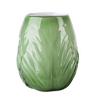 VASE SERENITE 20/24cm Glas - Grün, Glas (25cm) - Mondex