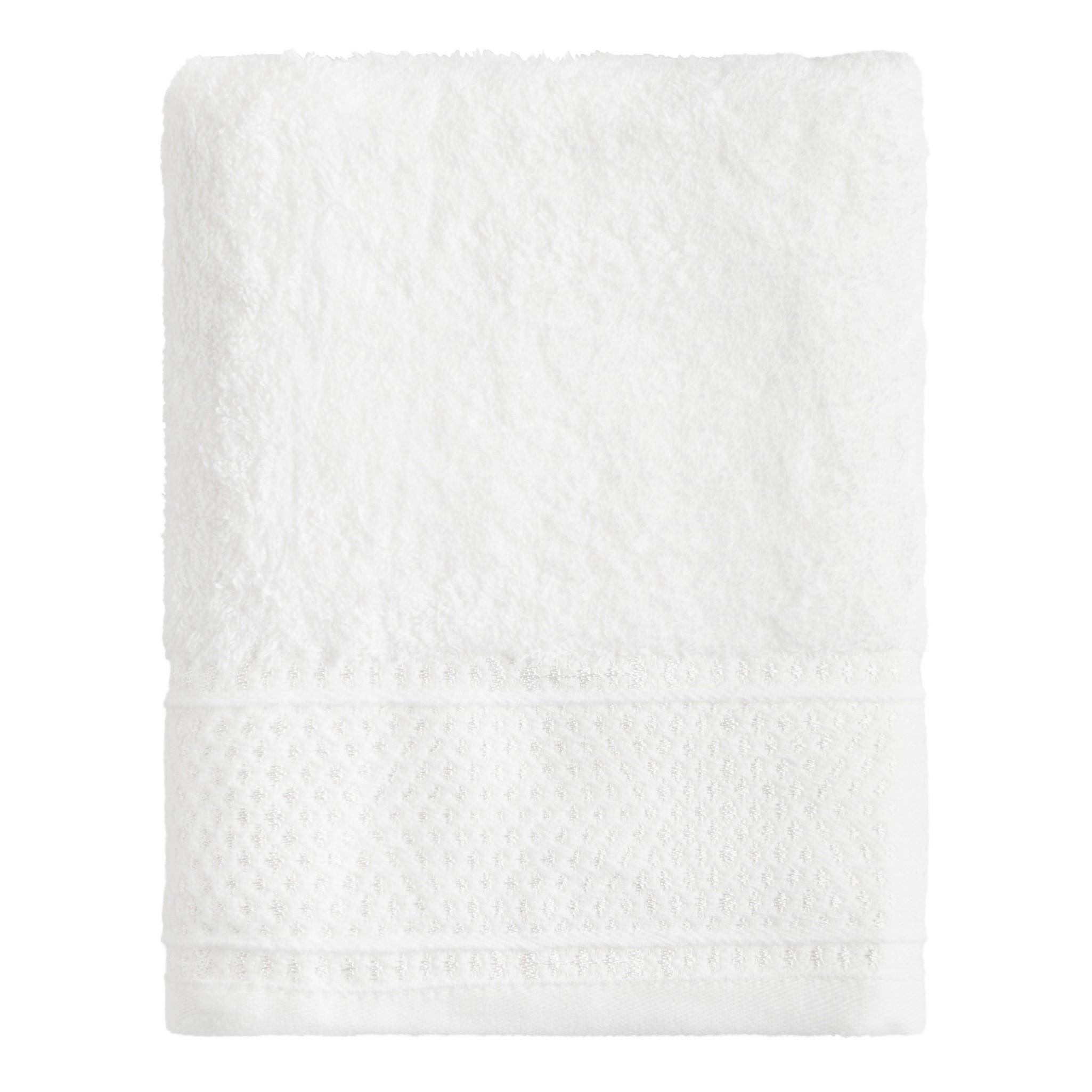 HANDTUCH AUS äGYPTISCHER BAUMWOLLE Destello - Weiß, Textil (50/90cm) - home&you