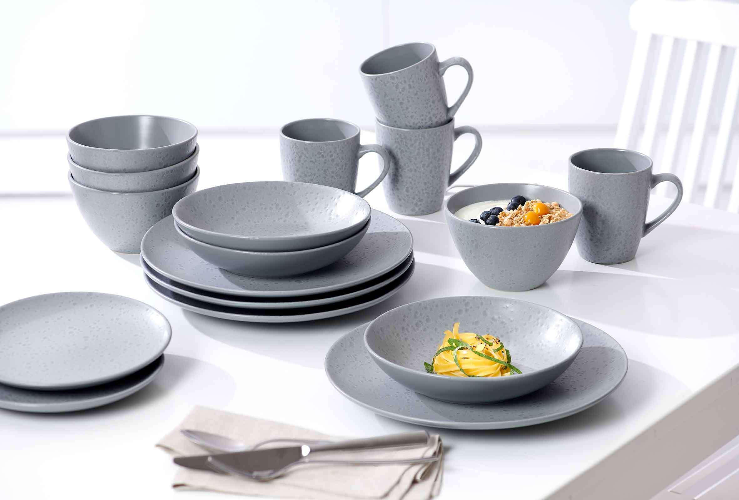 SUPPENSCHALE Kitwe Grau ø 20 cm 6er Set - Grau, Keramik (20cm) - Ritzenhoff Breker
