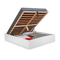 BETTKASTEN BILBAO mit Lattenrost/ Bett 160x200 - Weiß - Weiß, Holzwerkstoff (160/200cm) - Weber Industries