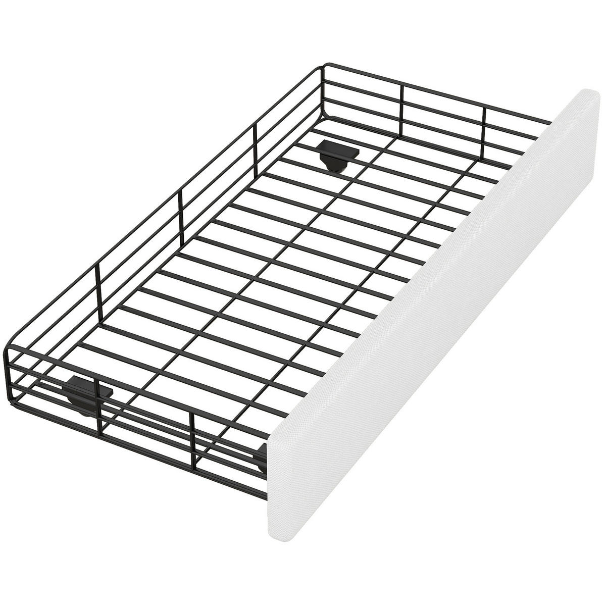 POLSTERBETT 90/200 cm Hellbeige aus MDF mit 2 Schubladen - Ecru, Holzwerkstoff (90/200cm) - OKMYHOME