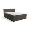 BOXBETT CALIDO mit zwei Bettkästen H2/H3 Matratze und Topper 140 x 200 cm - Dunkelgrau, Holzwerkstoff (140/200cm) - VENASI MÖBEL