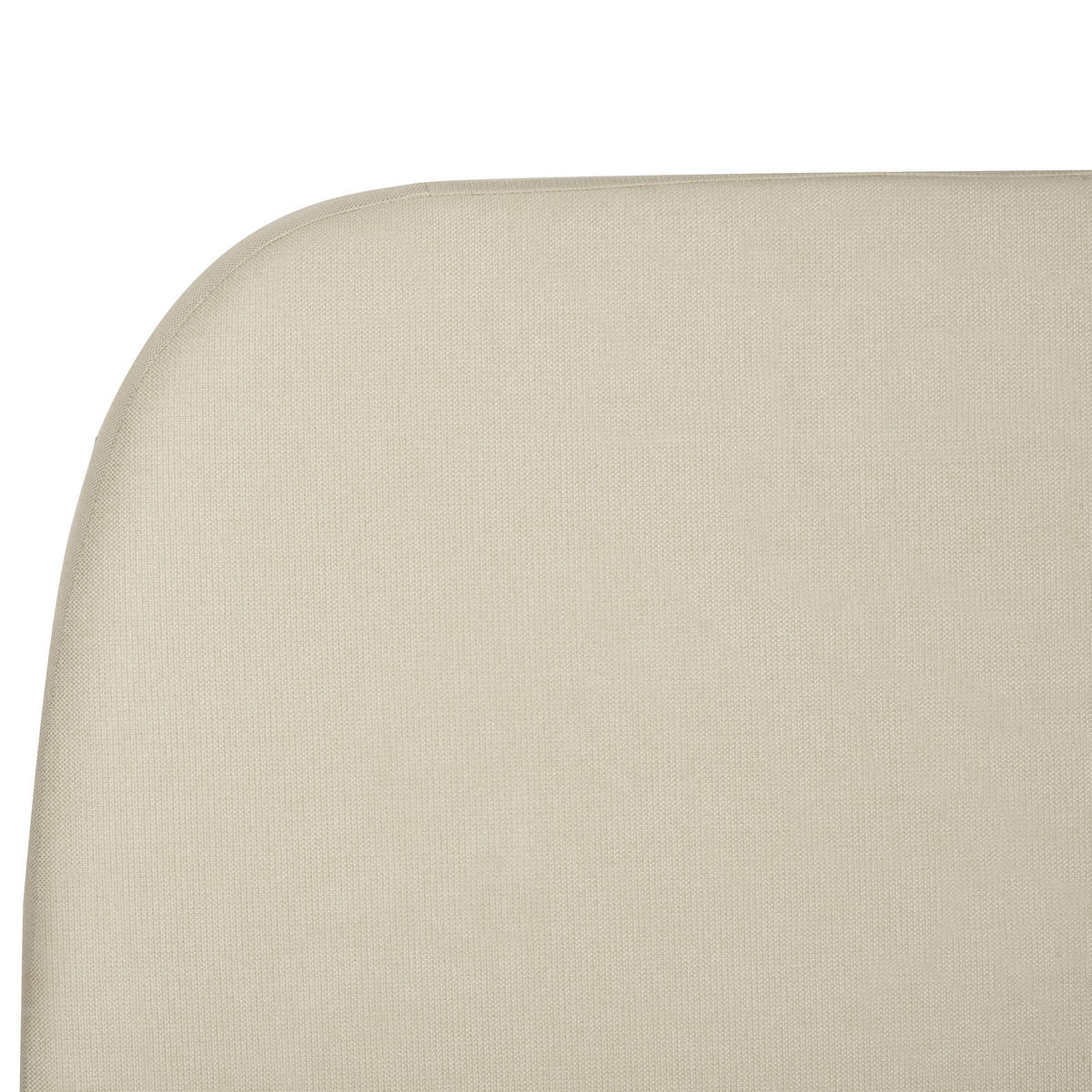 POLSTERBETT mit Lattenrost 180x200 cm Beige Roisel - Creme, Textil (180/200cm) - Beliani