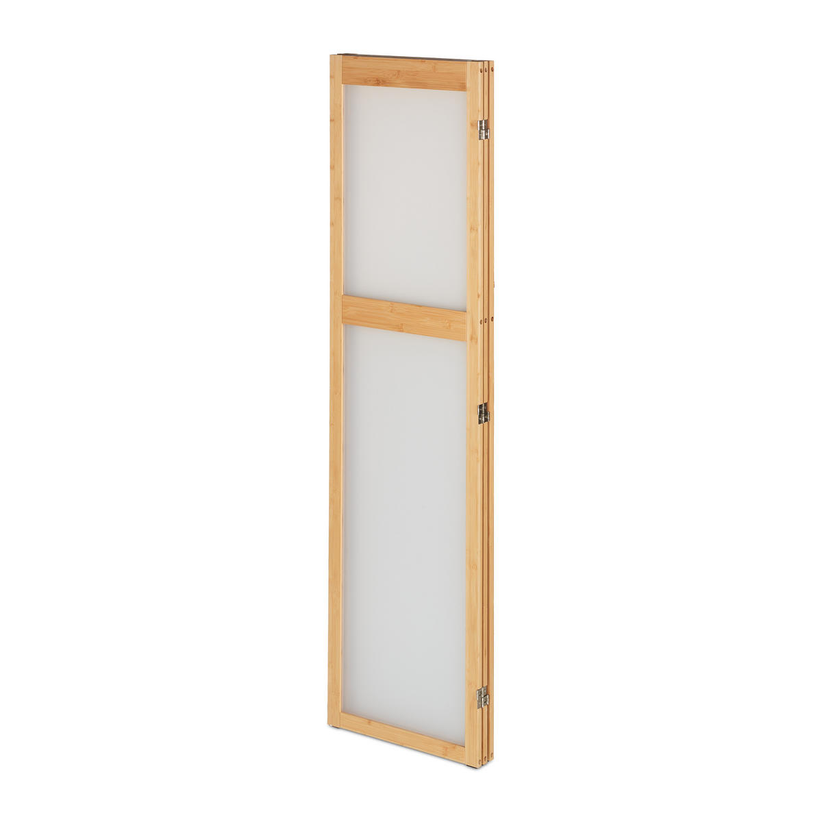 PARAVENT - Hellbraun, Holz/Kunststoff (135.5/168/1.5cm) - Relaxdays