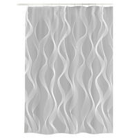 DUSCHVORHANG Grau wasserdicht fürs Badezimmer - Grau, Textil (200/200cm) - MCBOSON