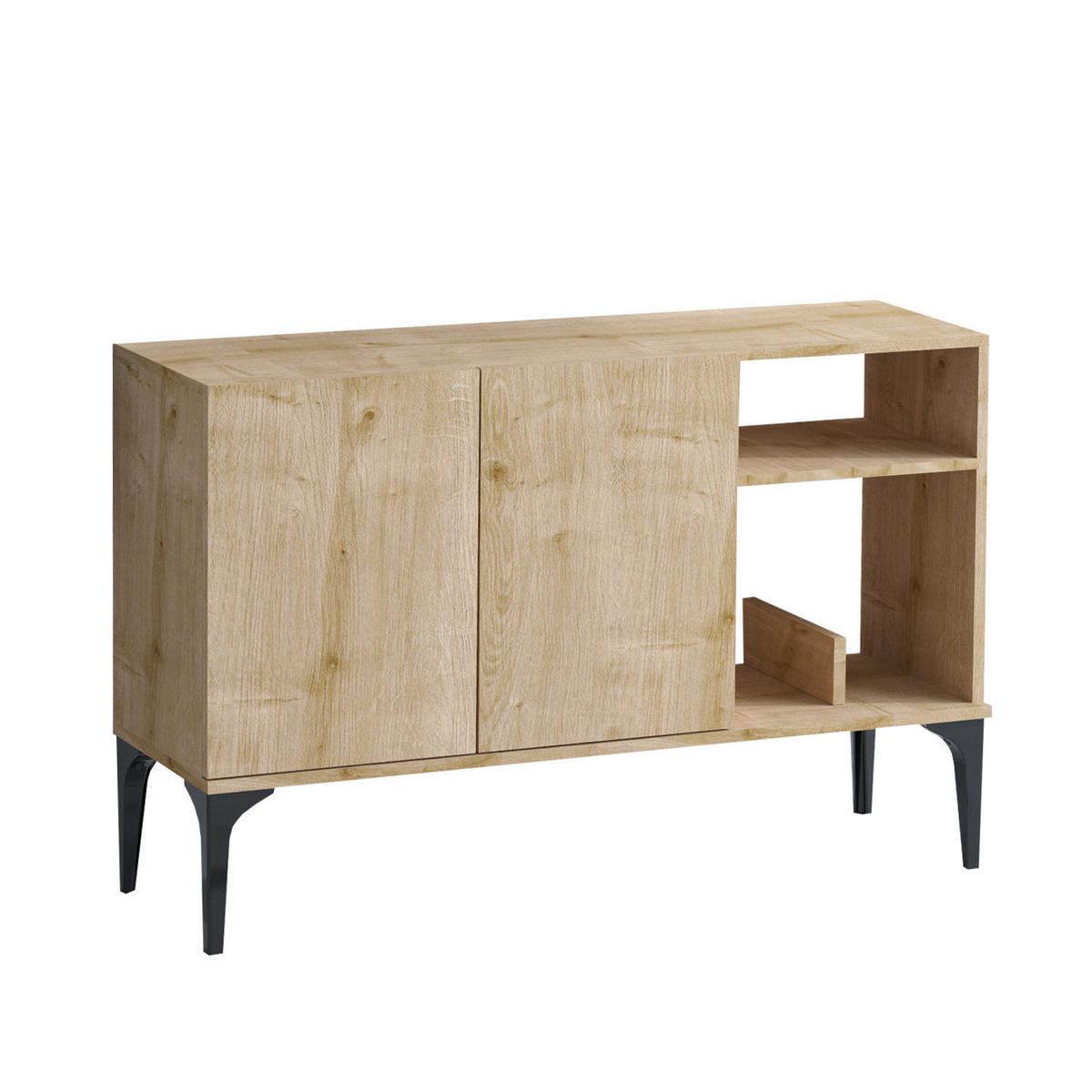 BUFFETSCHRANK oscar beige - Beige, Holz (40/80/120cm) - Habitat Garten