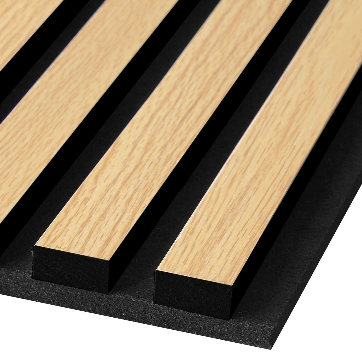 AKUSTIKPANEEL 60/120 cm 2 er-Set Natur - Hellbraun, Holz (60/120/3cm) - Homestyle4u