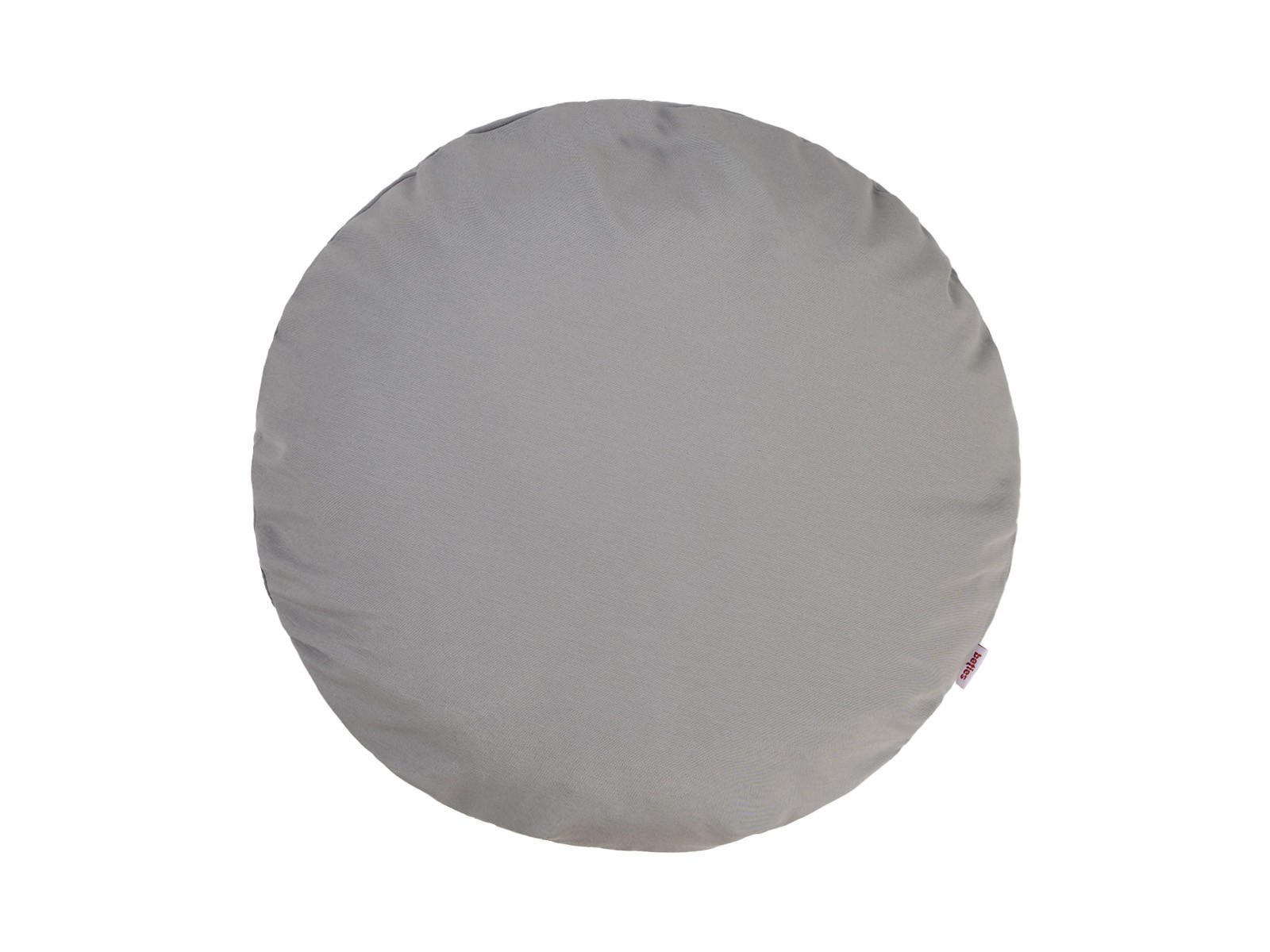 KISSENHÜLLE Rund Wunschton silber 80 cm Ø - Grau, Textil (80/80cm) - beties Heimtextil