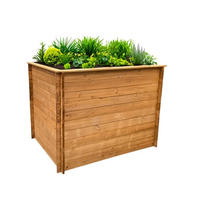 HOCHBEET MARVIN Holz inkl. Pflanzfolie - Naturfarben, Holz (85/87/115cm) - Coemo