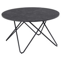 COUCHTISCH, Wyre, Schwarz, MDF, 80 x 80 x 45 cm - Schwarz, Holzwerkstoff/Metall (80/80/45cm) - ebuy24