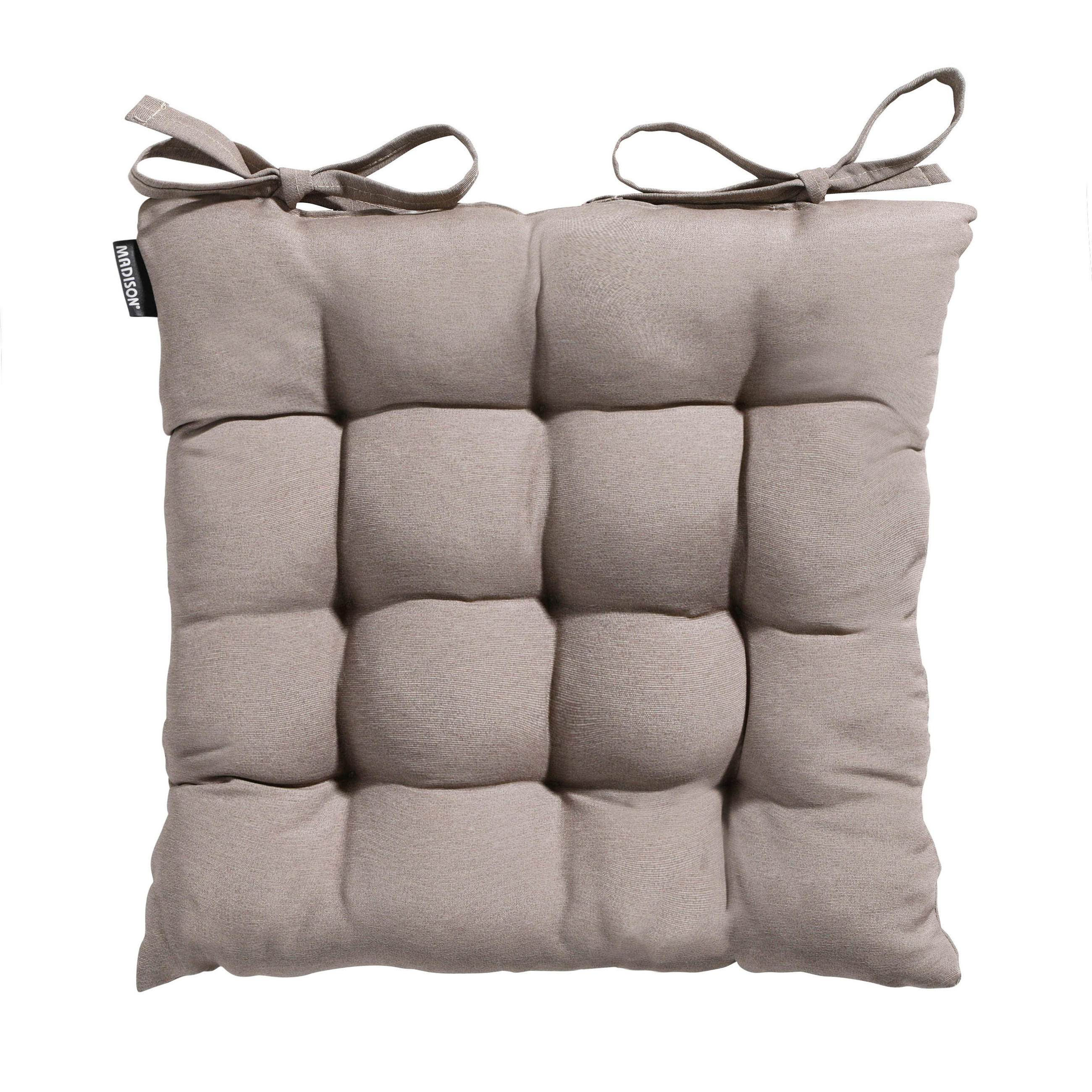 SITZKISSEN Panama 46/46 cm 4er-Set - Hellbraun, Textil (46/6/46cm) - Madison