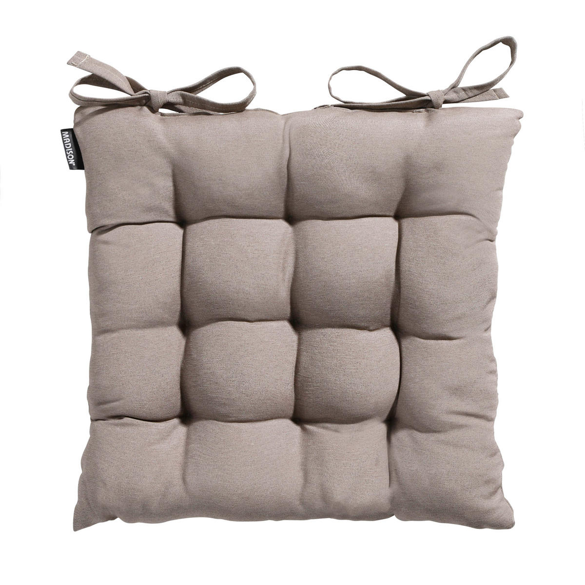 SITZKISSEN Panama 46/46 cm 4er-Set - Hellbraun, Textil (46/6/46cm) - Madison