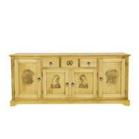 SIDEBOARD aus Massivholz JAGNA - Honig, Holz (200/85/46cm) - Seart