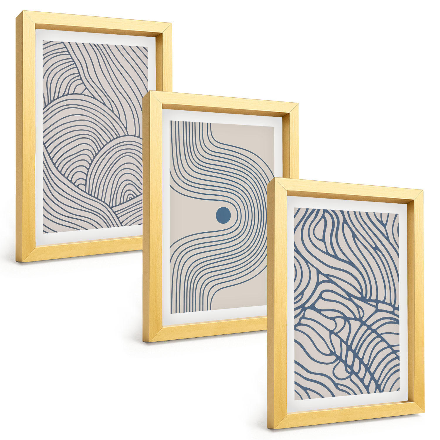 Tulup Bilder Gold 20x30 cm