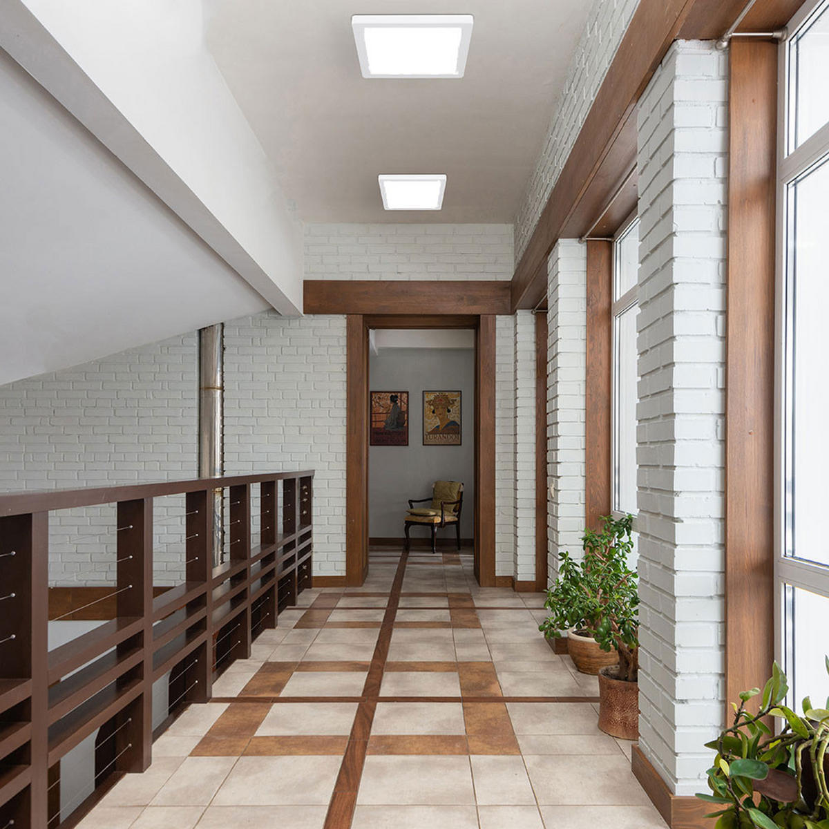 LED DECKENLEUCHTE Kunststoff Weiß - Weiß, Kunststoff (21.7/21.7/1.7cm)