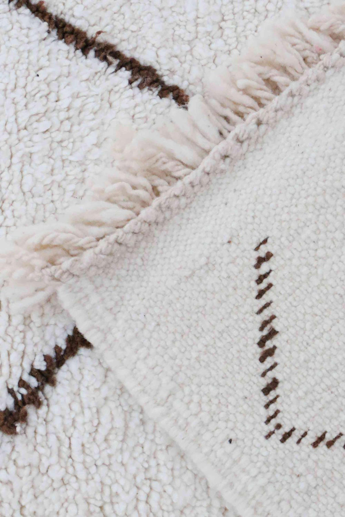 BERBERTEPPICH aus reiner Wolle 159x 245 cm - Beige, Naturmaterialien (159/245cm) - AFK Living