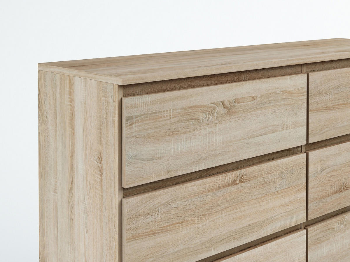 KOMMODE Sonoma 139/102/39 - Sonoma Eiche, Holzwerkstoff (139/102/39cm) - RAUMHIRSCH FURNITURE