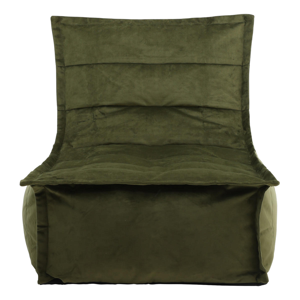 SITZSACK Lounger Skandi, Samt - Dunkelgrün, Kunststoff (65/67/90cm) - icon