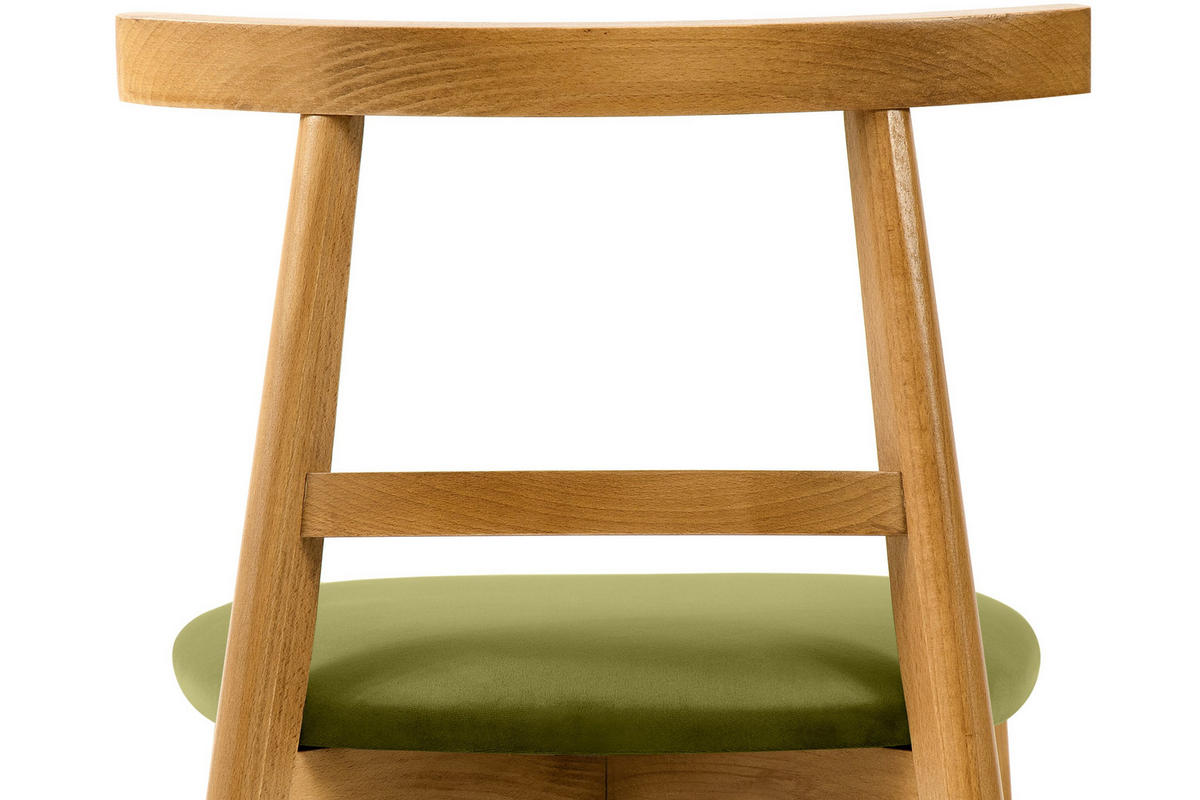 ESSTISCHSTÜHLE LILIO 2 St Vintage, Oliv / hell Eiche - Hellbraun/Eichefarben, Holz/Textil (47/76/45cm) - KONSIMO®