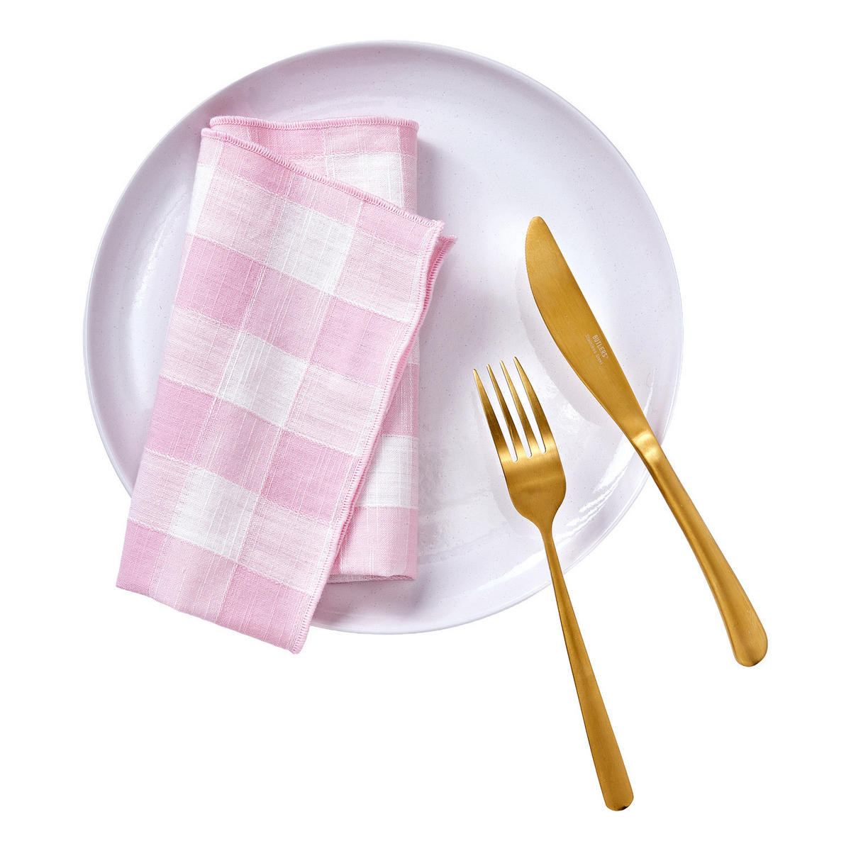 SERVIETTE (4er-Set) Medley - Rosa, Textil (42/42cm) - Butlers