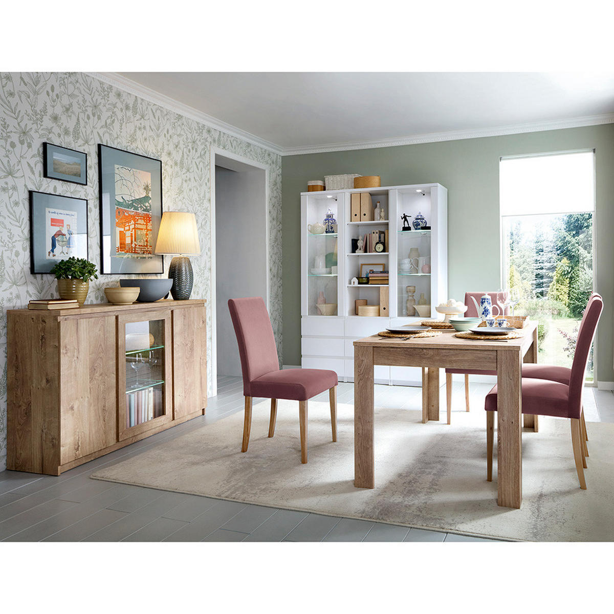 SIDEBOARD Fortaleza-129 - Braun, Holzwerkstoff (135/93/40cm) - Lomado