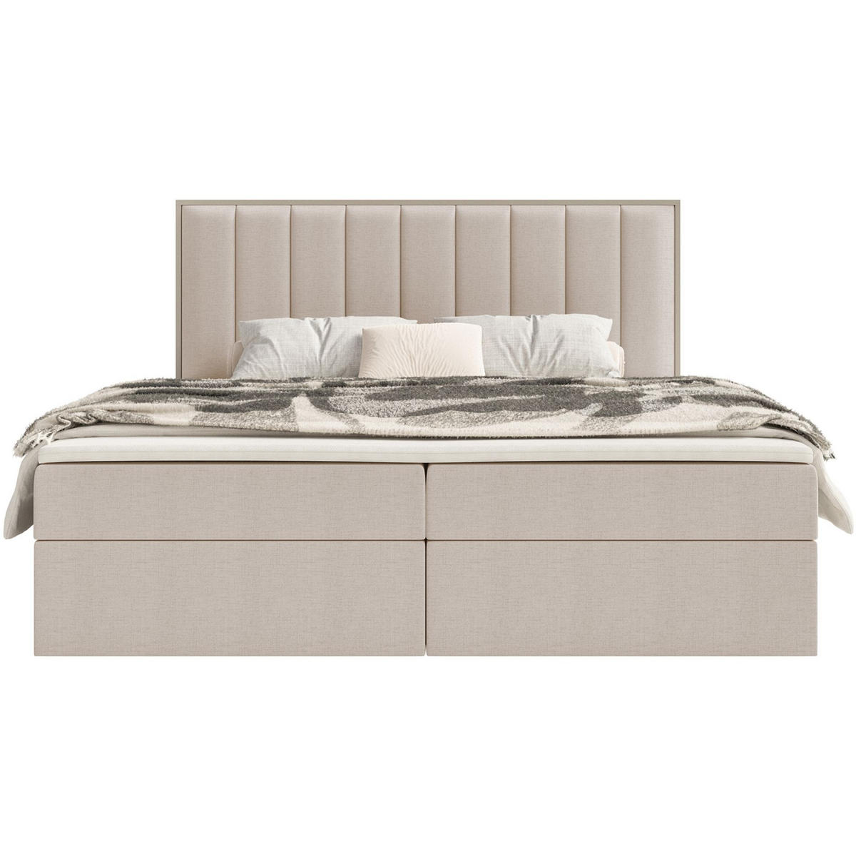 BOXBETT Togents Beige Chenille hydrophob 140x200 cm - Beige, Textil (140/200cm) - Selsey