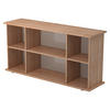 SIDEBOARD Regal offen 44,8/166,1/84 cm in Nussbaumfarben - Nussbaumfarben, Holzwerkstoff (166.1/84/44.8cm) - bümö