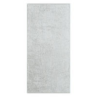 HANDTUCH TWO-TONE STRIPES 480 PLATIN - 76 - Grau, Textil (50/100cm) - Cawoe
