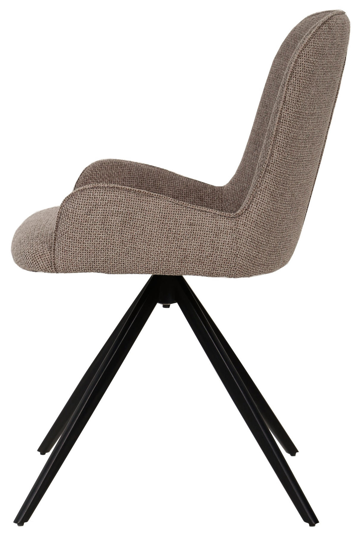 ESSZIMMERSTUHL Leander Beige 58/53/83cm - Beige, Textil (53/83/58cm) - PTMD Collection