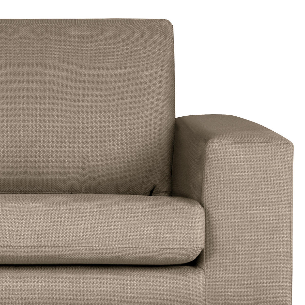 SESSEL - Taupe/Buchefarben, Holz/Buchenholz (122/81/88cm) - home24