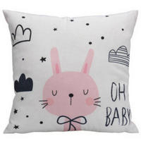 KISSENHÜLLE Rawr 45/40 cm - Rosa, Textil (40/45cm) - Home Styling Collection