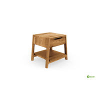 NACHTTISCH PAUL Wildeiche - Wildeiche, Holz (47/40/44cm) - byoak