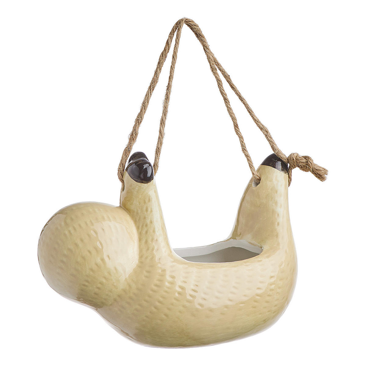 HÄNGE-BLUMENTOPF Hang Loose - Braun, Keramik (10cm) - Butlers