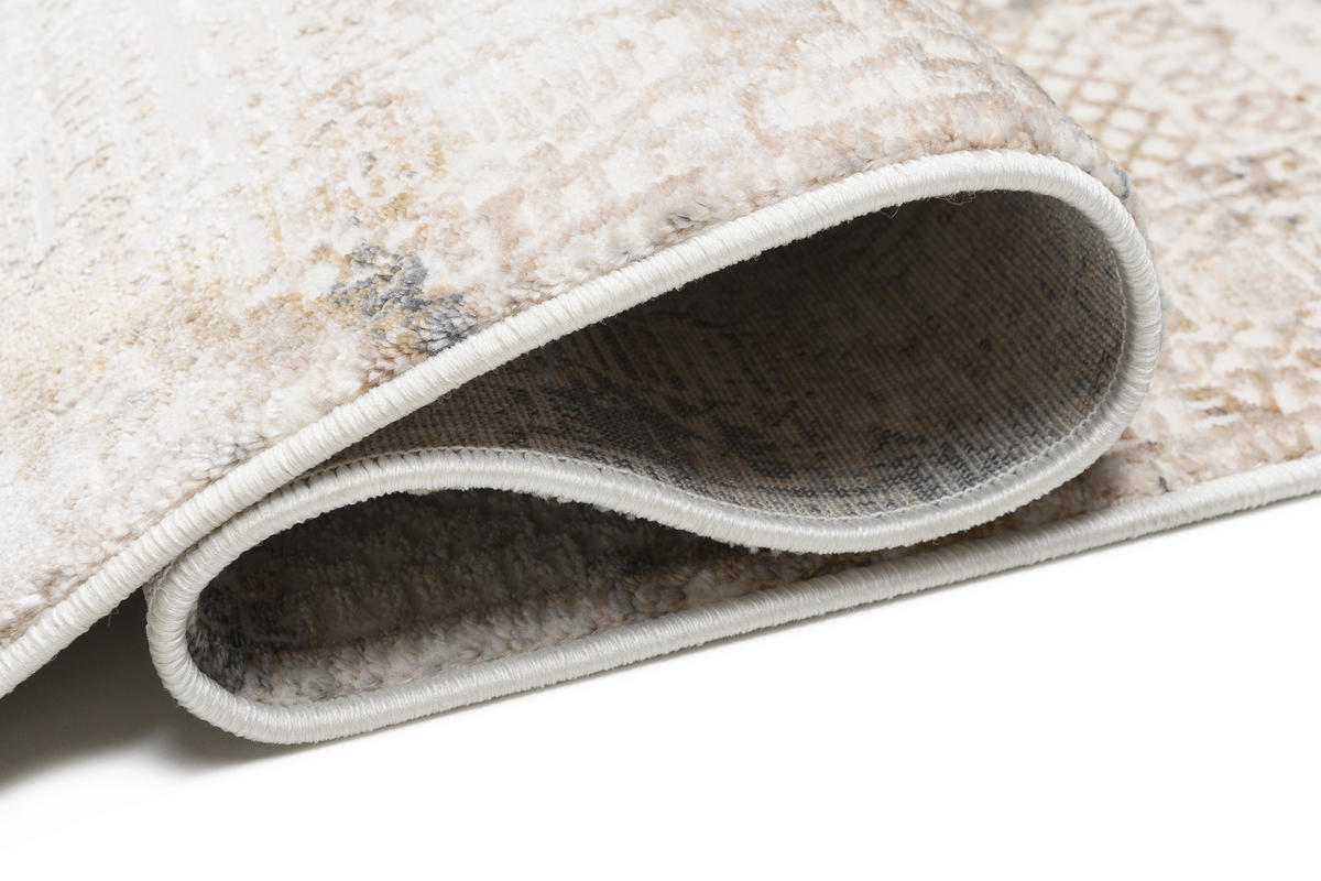 TEPPICH HERA Creme Beige 80/150 cm - Beige/Creme, Textil (80/150cm) - Tapiso