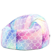 KINDERSITZSACK Kingston Meerjungfrau - Pink/Multicolor, Textil (80/45/80cm) - icon