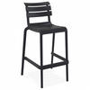 BARHOCKER Schwarz 53x105x55cm - Schwarz, Kunststoff (53/105/55cm) - AlterEgo