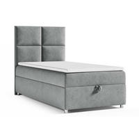 BOXBETT mit Bettkasten Trinity K2-SINGLE Bonellfederkern inkl - Grau, Holz/Holzwerkstoff (70/200cm) - Best For Home