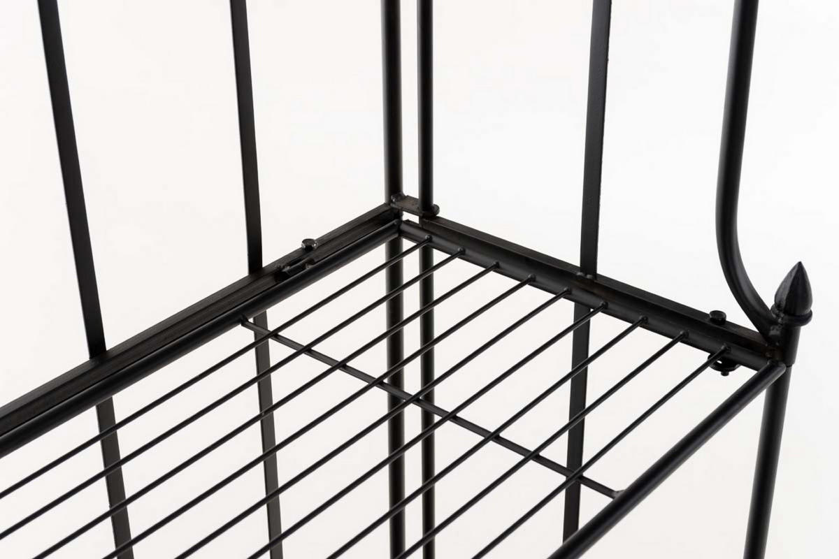 STANDREGAL Florenz schwarz - Schwarz, Metall (66/175/32cm) - TPFGarden