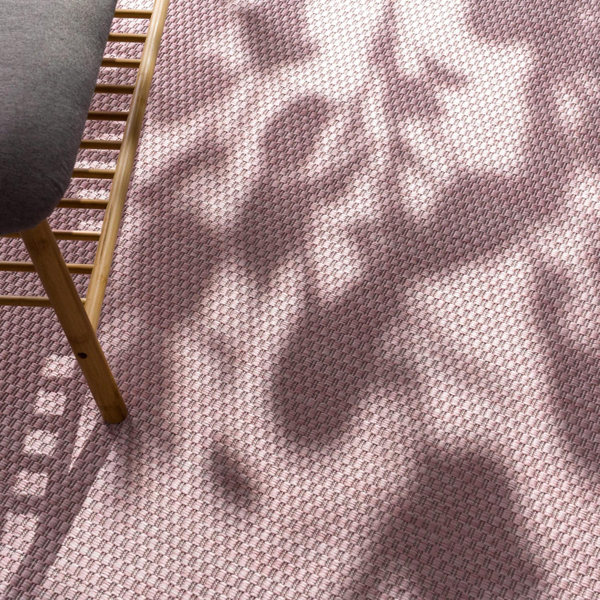 OUTDOORTEPPICH Rosa 60 x 100 cm - Rosa, Kunststoff (60/100cm) - TT Home