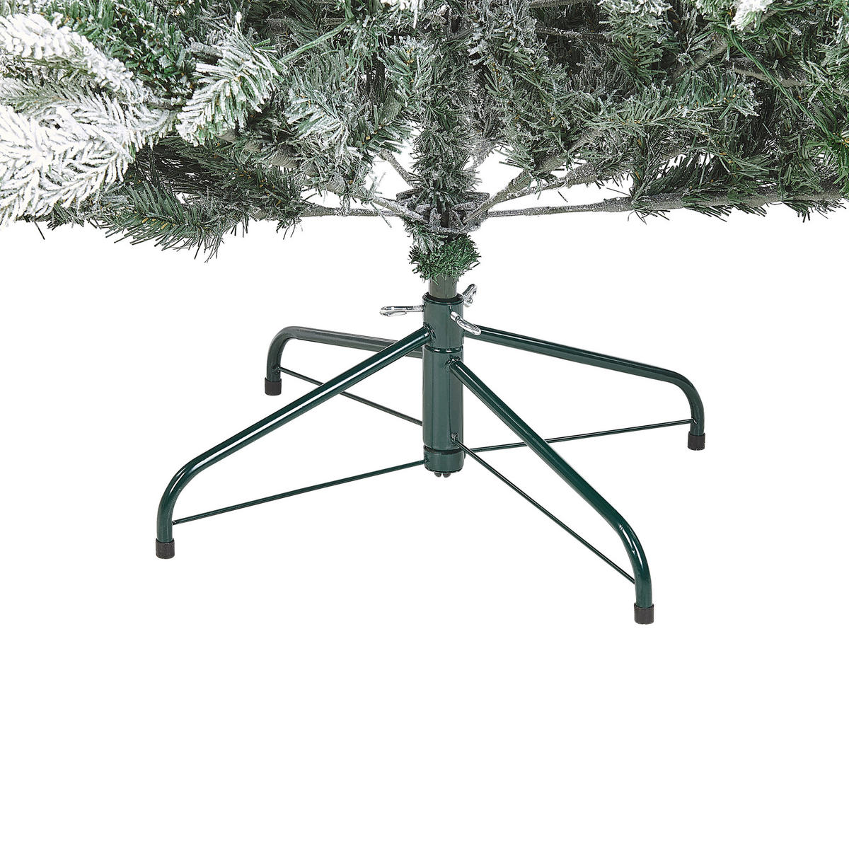 WEIHNACHTSBAUM 180 cm Weiß Miette - Weiß, Kunststoff (180cm) - Beliani
