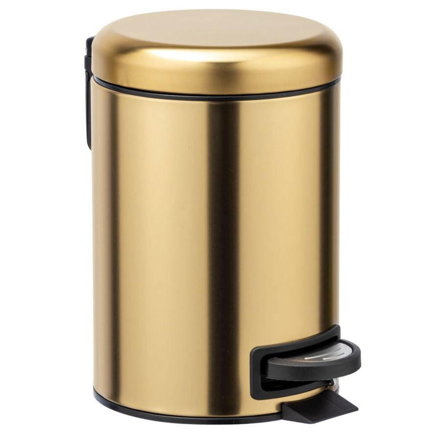 Wenko Kosmetikeimer Gold 17x25x22.5 cm