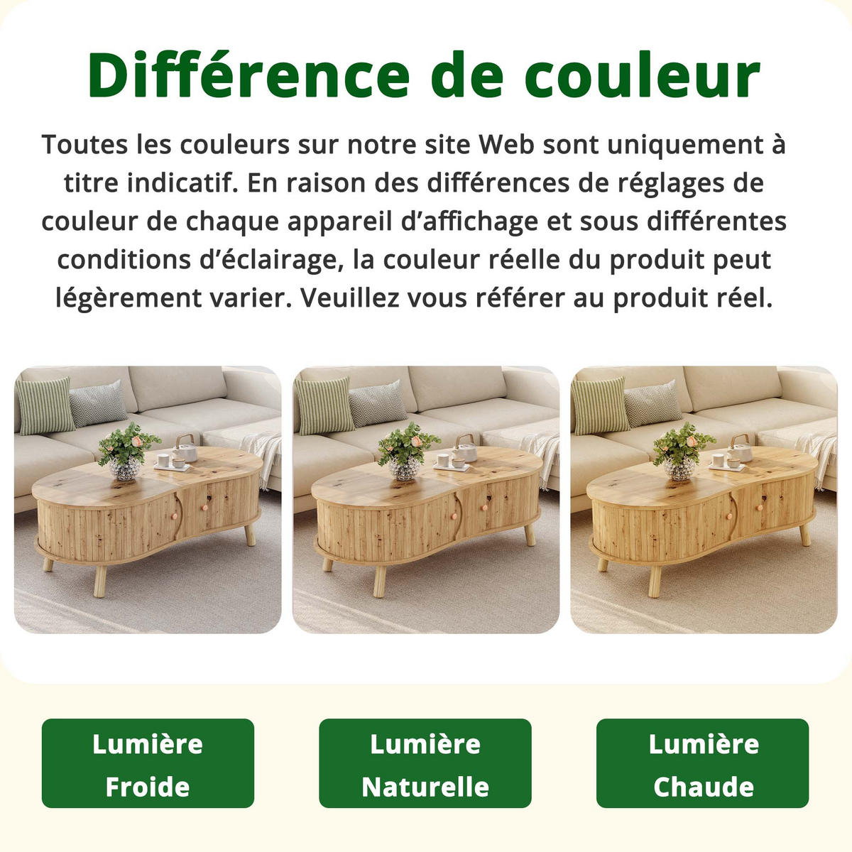 COUCHTISCH Natur 108/50/37 cm - Naturfarben, Holzwerkstoff (50/108/37cm) - PANGIVO