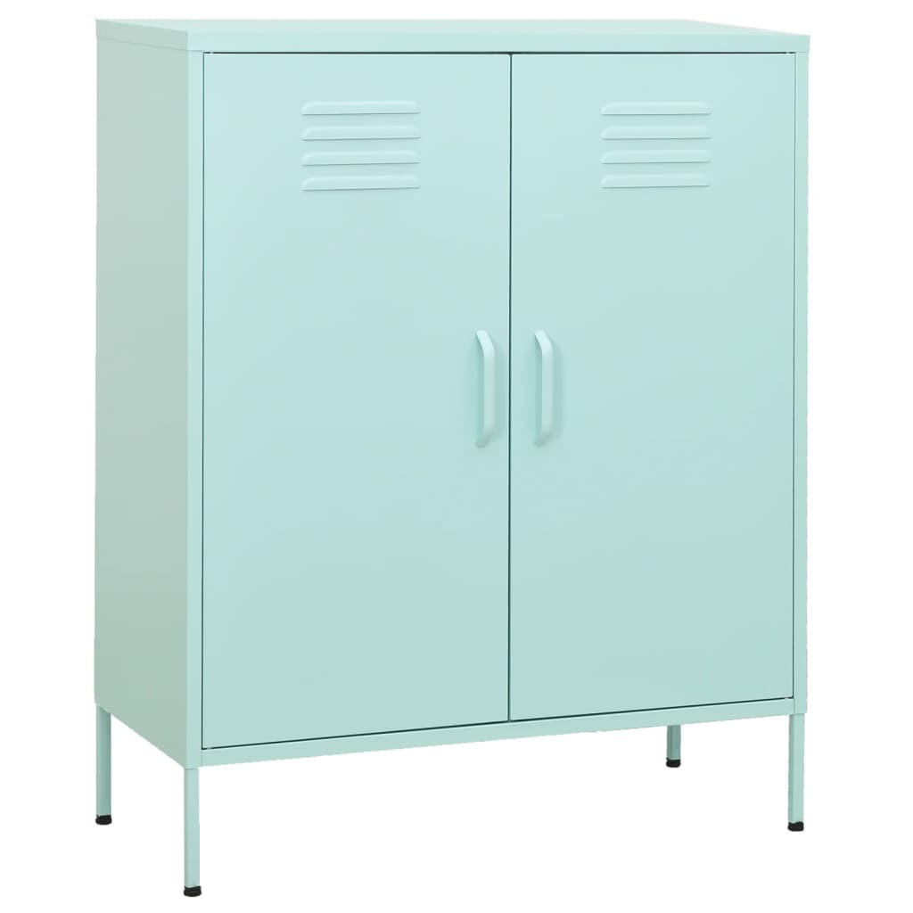 vidaXL Lagerschrank Grün 80x101.5x35 cm