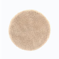 HOCHFLOR-TEPPICH Curly Naturbeige 90x90 cm - Multicolor, Textil (90/90cm) - Vercai Rugs