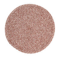 DEKORATIVES-TISCHSET Tabita - Dunkelrosa, Textil (38cm) - home&you