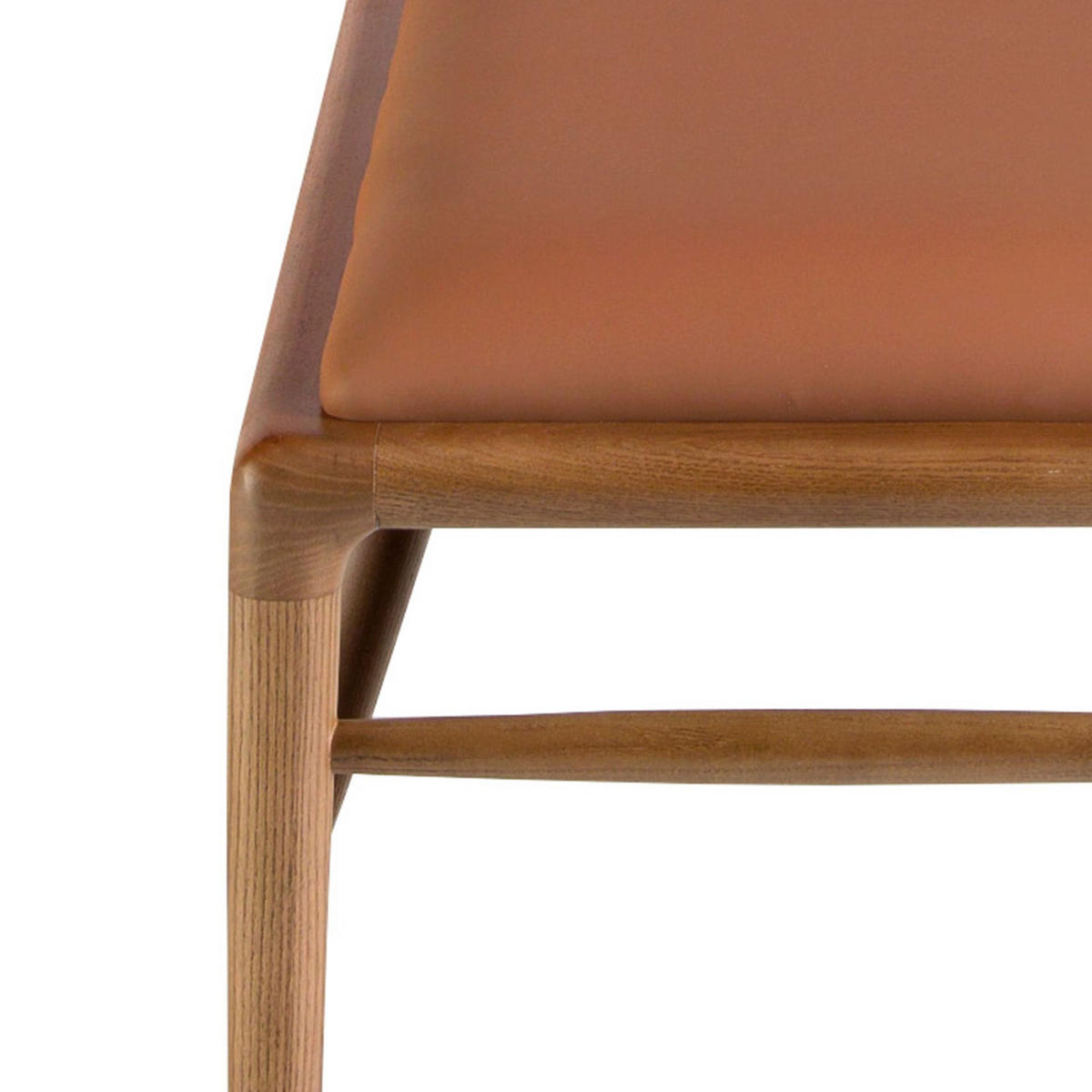 HOCKERBANK Hocker aus braunem Öko-Leder 130/40/43 cm - Walnussfarben/Braun, Leder (130/43/40cm) - ANGEL CERDA