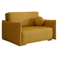 SCHLAFSOFA Viva Glov II - Gelb/Naturfarben, Holz/Textil (134/85/98cm) - MIRJAN24