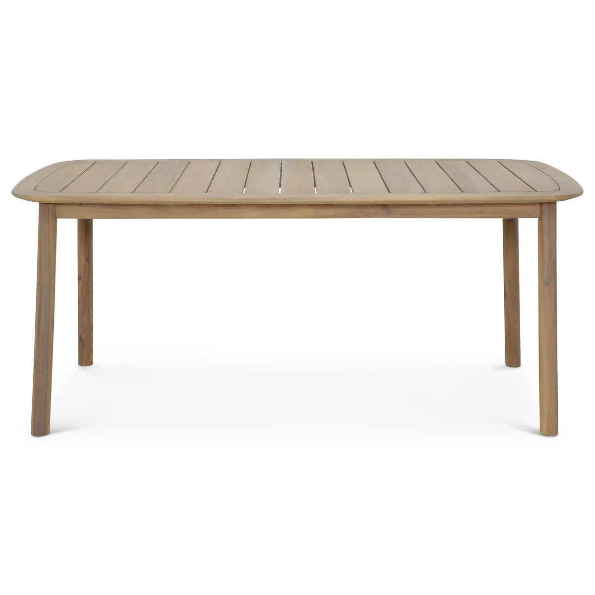 GARTENMÖBEL SET SURIN 7er Set natur/grau - Naturfarben/Grau, Holz - IDIMEX