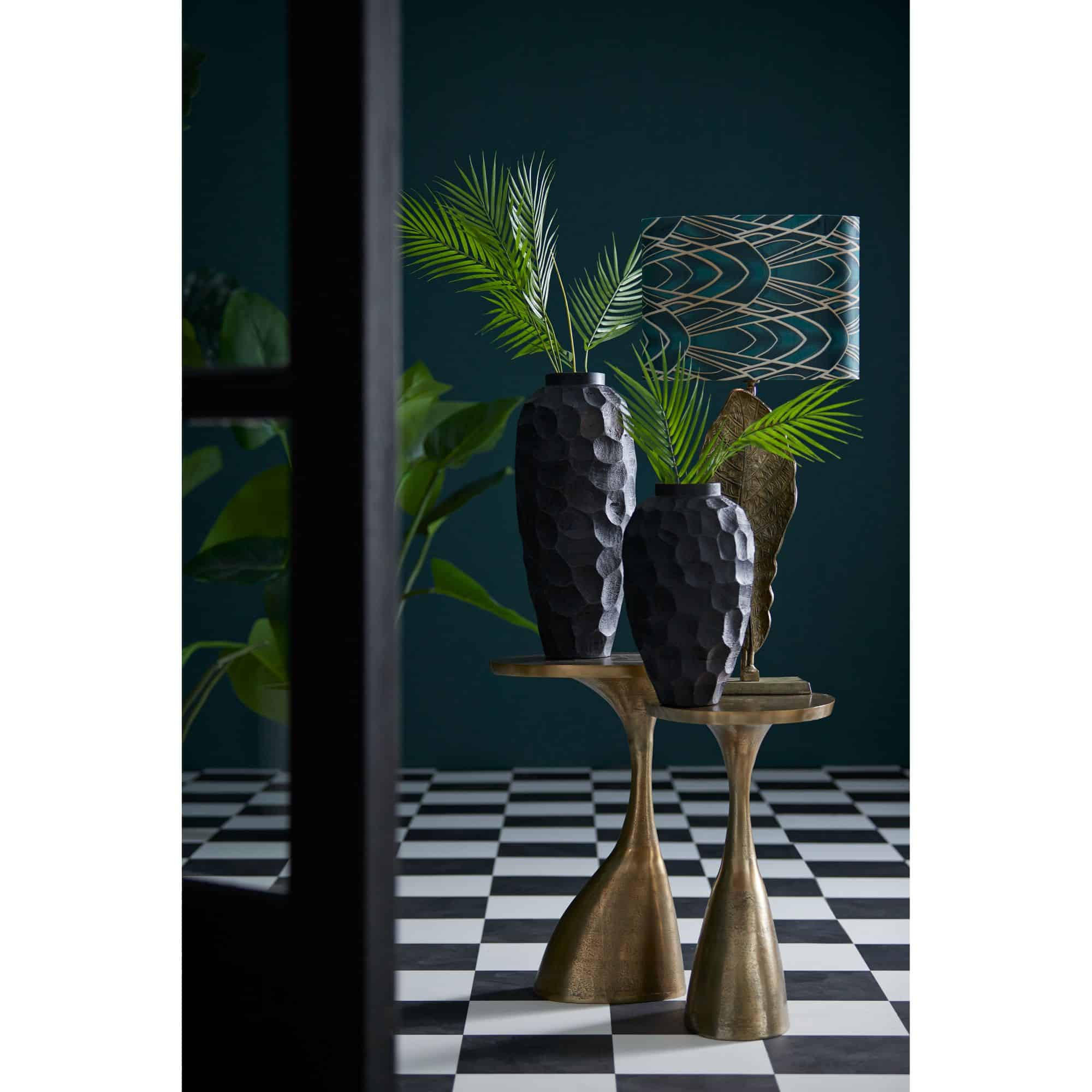 BEISTELLTISCH Macau Bronze 40/33/55 cm - Bronzefarben, Metall (40/33/55cm) - Light & Living